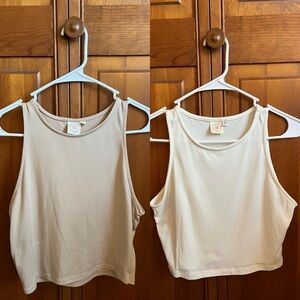 Live in the moment Neutral Colored Camisoles